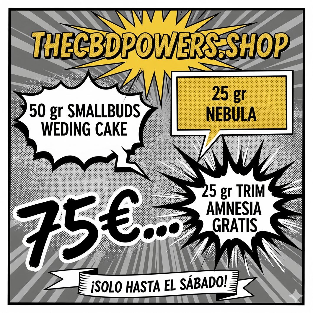 50 gr smallbuds weding cake +25 gr nebula +25 gr trim gratis