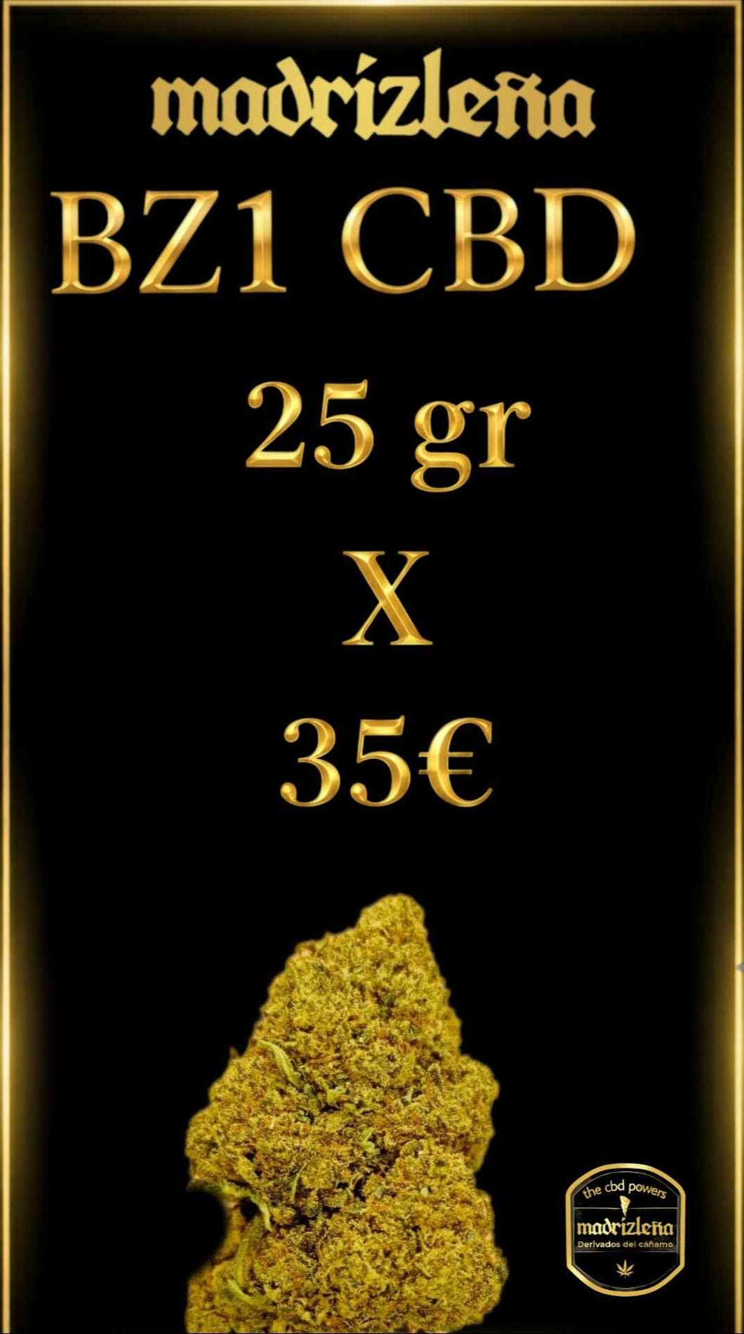 BZ1 CBD DE CALIDAD  BLACK OUT LED