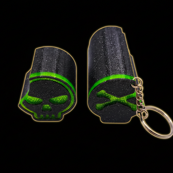 Funda mechero/pitillera skull