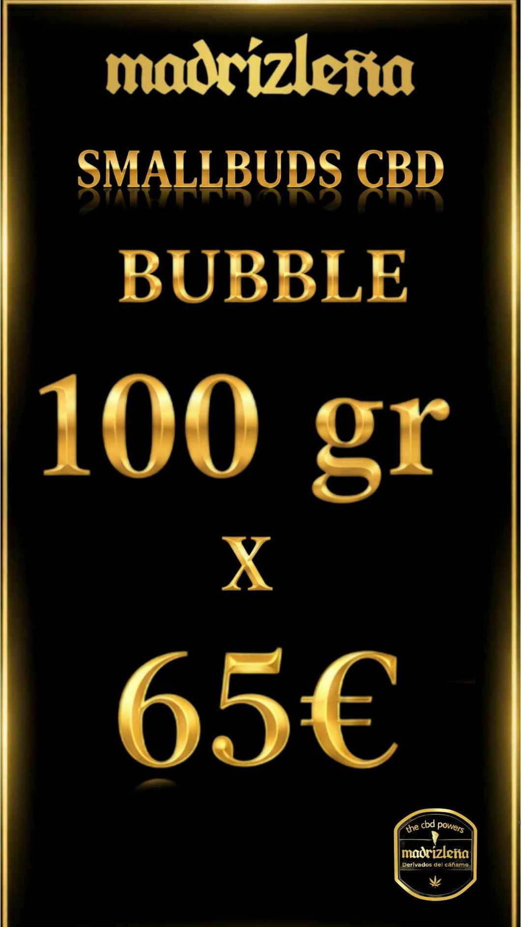 SMALLBUDS CBD BUBBLE DE CALIDAD