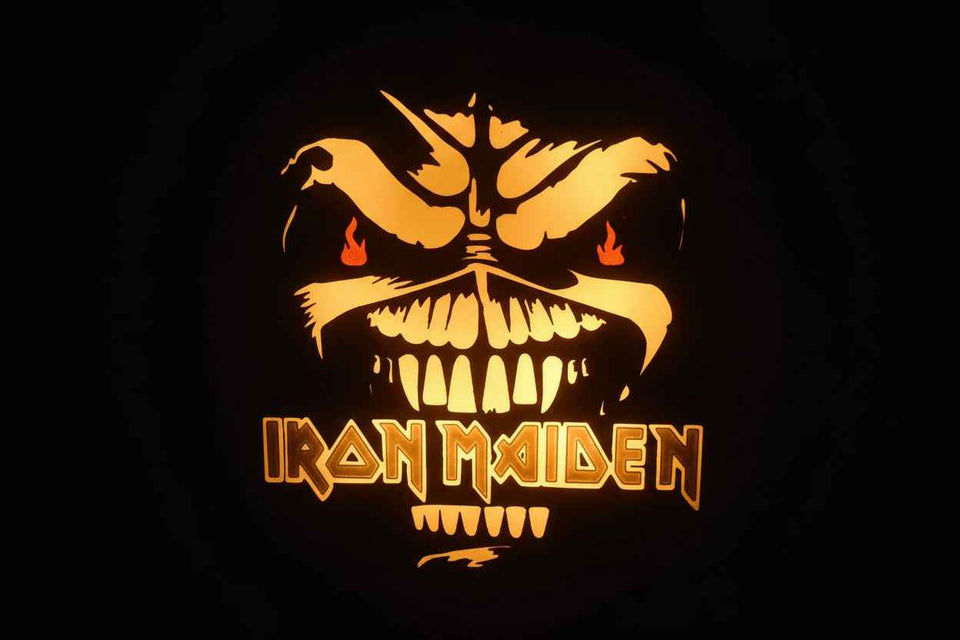 lampara rgb iron maiden