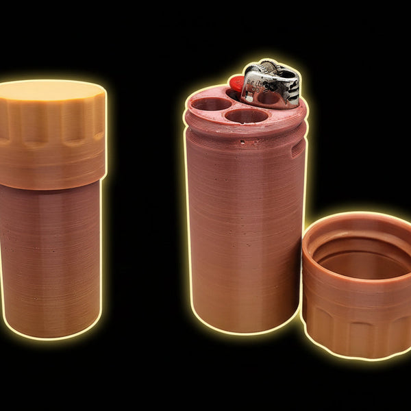 mechero/pitillera cilindro